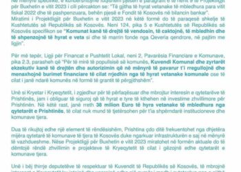 Kryetari Rama: 38 milionë eurot e mbledhura në Prishtinë nuk mund ti marrë qeveria