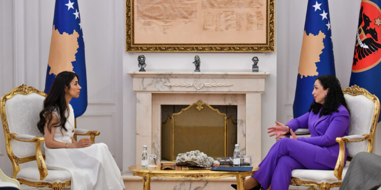 Presidentja Osmani priti në takim nobelisten Nadia Murad