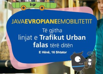 Komuna e Prishtinës njofton të gjithë qytetarët se mund të udhëtoni pa pagesë me autobusët e Trafikut Urban në Prishtinë