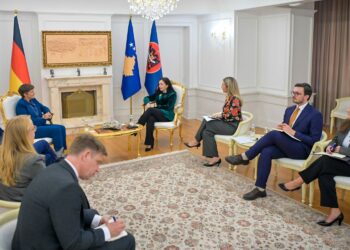 Presidentja Osmani takoi Ministren gjermane të Shtetit, Anna Lührmann