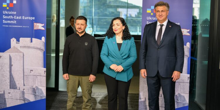 Në Samitin e liderëve Ukrainë-Evropë Juglindore në Dubrovnik për ta riafirmuar mbështetjen për të drejtën e popullit ukrainas për të jetuar në liri