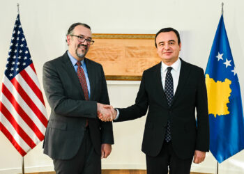 Kryeministri Kurti mirëpriti Zëvendës Ndihmës Sekretarin e Shteteve të Bashkuara të Amerikës për Ballkanin Perëndimor, Alexander Kasanof