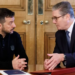 Zelensky takohet me Starmerin teksa kërkon më shumë mbështetje për luftën