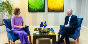 Zëvendëskryeministri Bislimi u takua me Kryesuesen e Divizionit për Ballkanin Perëndimor dhe Evropën Juglindore në Shërbimin Evropian të Veprimit të Jashtëm (EEAS), Zuzana Michalcová Šutiaková