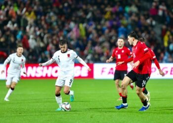 Nations League/ Vendos goli i Asllanit, Shqipëria mund Gjeorgjinë në Tbilisi