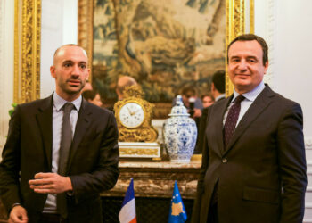 Kryeministri Kurti u takua me ministrin për Evropë të Francës, Benjamin Haddad