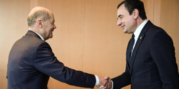 Kryeministri Kurti zhvilloi takim bilateral me kancelarin gjerman, Olaf Scholz