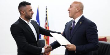 Haradinaj prezanton kandidatin e radhes për deputet nga Peja, Egzon Kelmendi
