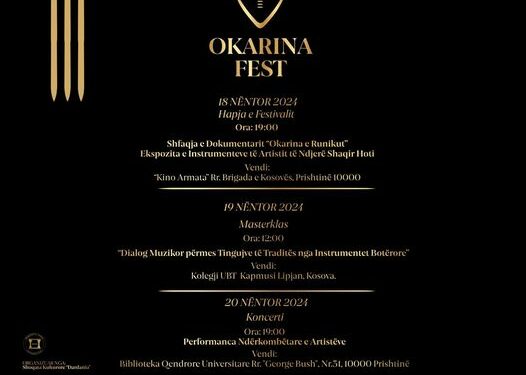 Okarina Fest 2024: Një Festë Kulturore dhe Muzikore që Bashkon Artistët dhe Publikun