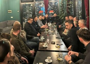 Takim i Nismës Socialdemokrate me Banorët e Lagjes Rr. Muharrem Fejza në Prishtinë