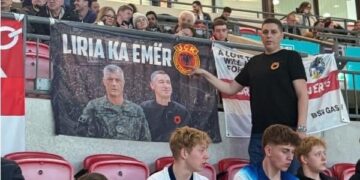 Shqipëria humbë ndaj Anglis, “Liria ka emër” në Wembley të londrës.