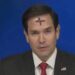 Sekretar amerikan i shtetit Marco Rubio, shfaqet me kryq në ballë