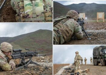 Gatishmëria në nivel: Ushtarë amerikanë të KFOR-it stërviten në Gjakovë