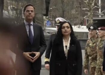 Presidentja Vjosa Osmani ka pritur në takim Sekretarin e Përgjithshëm të NATO-s, Mark Rutte, shkruan Periskopi.