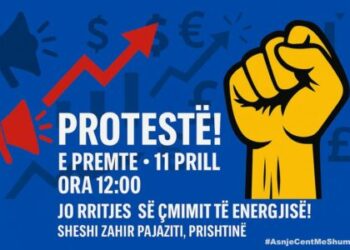 Asnjë cent më shumë: Të premten protesta tjetër kundër shtrenjtimit të rrymës