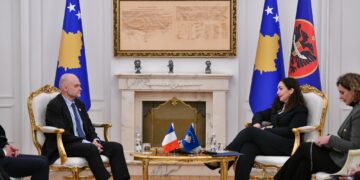 Osmani i kërkon mbështetje Francës për anëtarësimin e Kosovës në Këshillin e Evropës