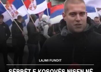 Sërbët e Kosovës në këmbë për të për të përkrahur Presidentin Vuçiç