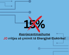 Grupi “Asnji Cent Ma Shumë” organizon aksion simbolik kundër shtrenjtimit të rrymës