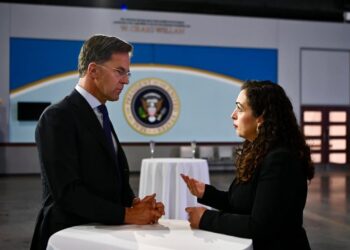 Presidentja Osmani takon Sekretarin e Përgjithshëm të NATO-s, Mark Rutte, në SHBA