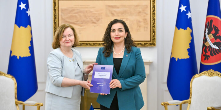 Presidentja Osmani pranon raportin përfundimtar nga BE për zgjedhjet Parlamentare 2025