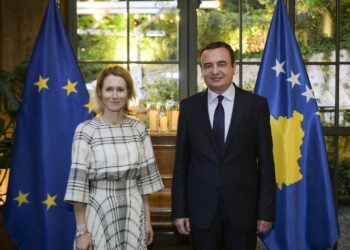 Kryeministri Kurti pret në një darkë pune Përfaqësuesen e Lartë të BE-së, Kaja Kallas: Diskutuan për masat, reformat dhe dialogun me Serbinë