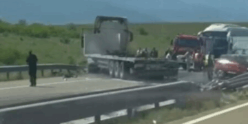 Aksident në autostradën “Ibrahim Rugova” pranë Duhëlit – tre të lënduar