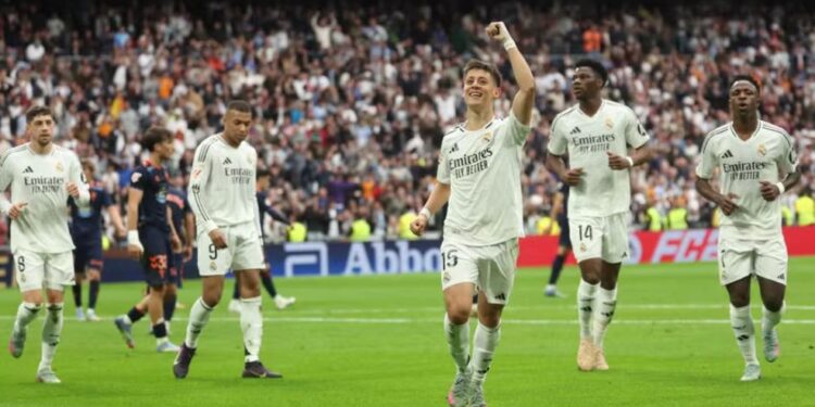 Real Madridi fiton 3-2 ndaj Selta Vigos dhe ruan distancën me Barcelonën – Mbape dhe Gyler shkëlqejnë në fushë