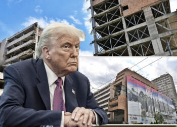 Në zemër të Beogradit: Trampi ndërton ku NATO bombardoi