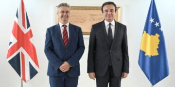 Hargreaves për takimin me Kurtin: Diskutuam nevojën urgjente për të zgjidhur ngërçin parlamentar