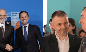 Rama në samitin e NATO-s, Kurti në ekspozitë në qendër tregtare