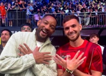Will Smith bën shqiponjën dy krenare me futbollistin shqiptar – fotoja u bë virale në internet