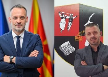 Zëvendëskryeministri i Maqedonisë së Veriut, Arben Fetai, pret në takim kryetarin e Këshillit Kombëtar Shqiptar në Serbi, Enkel Rexhepi