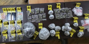 Arrestohen tre persona në flagrancë për shitblerje dhe posedim të narkotikëve, sekuestrime të shumta në bastisje