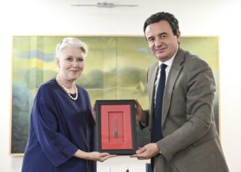 Kryeministri Kurti pret në takim lamtumirës ambasadoren sllovene: “Minca Benedejqiq, mike e përhershme e Kosovës”