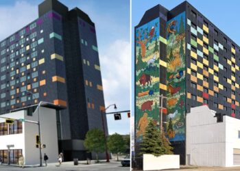 Murali Diellor më i Madh në Botë Kthen një Ndërtesë në Gjenerator Gjigant të Energjisë në Kanada