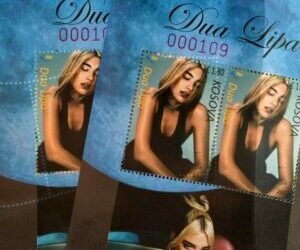 Dua Lipa në pullat postare të Kosovës