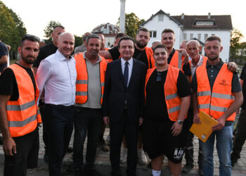 Kurti dhe Aliu inspektojnë investimet infrastrukturore në Shtime: rrugë të reja dhe projekte milionëshe për qytetarët
