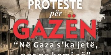 Marsh paqësor në Prishtinë në mbështetje për Gazën