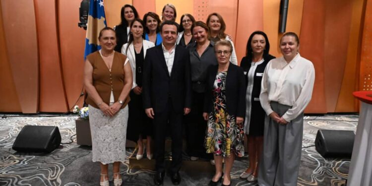 Kryeministri Kurti mori pjesë në pritjen e organizuar nga MPJD me rastin e përfundimit të edicionit të 8-të të Konferencës së Ambasadorëve