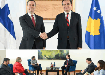 Kurti në takime lamtumirëse me përfaqësues diplomatikë të SHBA-së dhe Finlandës: Mirënjohje për bashkëpunimin dhe përkushtimin ndaj Kosovës