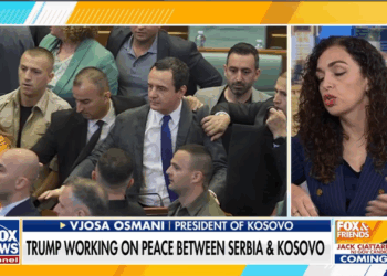 Derisa Osmani lavdëronte Trump, Fox News shfaqi rrahjen në Kuvend