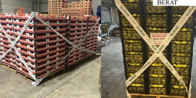 Kroacia bllokon 8 ton domate me pesticide nga Shqipëria, pronari i ‘Era-Fruit’ dhe dy inspektorë të AKU në pranga!