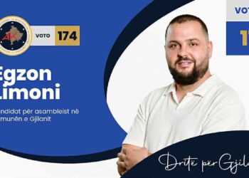 Egzon Limoni kandidat për Këshilltar Komunal në Gjilan nga radhët e AAK-së