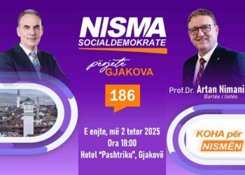NISMA Socialdemokrate  tubim në Gjakovë