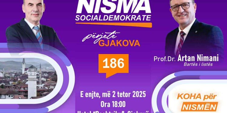 NISMA Socialdemokrate  tubim në Gjakovë