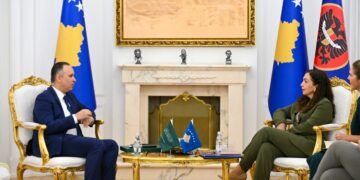 Presidentja Osmani priti ambasadorin e Arabisë Saudite, diskutuan për thellimin e marrëdhënieve bilaterale