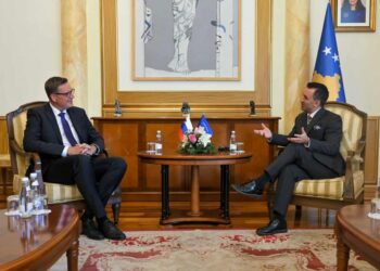 Kryetari i Kuvendit Dimal Basha priti Ambasadorin e Sllovenisë në Kosovë, Borut Blaj