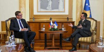 Kryetari i Kuvendit Dimal Basha priti Ambasadorin e Sllovenisë në Kosovë, Borut Blaj