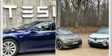 Shitjet e makinave në Evropë: Volkswagen dhe Renault në rritje, Tesla bie ndjeshëm