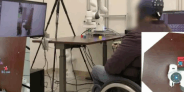 Çipat e trurit me inteligjencë artificiale lejojnë pacientët e paralizuar të kontrollojnë krahun robotik me mendime